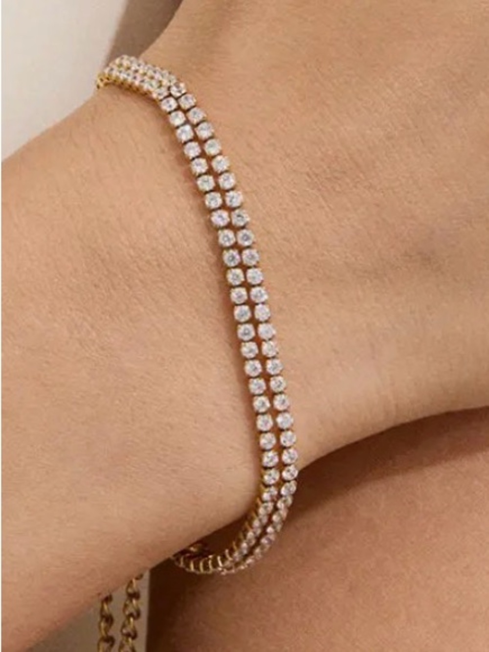 Double Tennis Bracelet (9725)